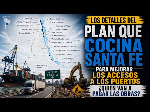 Los detalles del plan santafesino para mejorar accesos a los puertos ¿Quién van a pagar las obras?