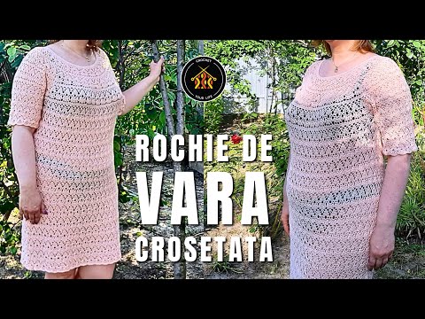 Cum crosetam rochia Mirela - Roche de vara - Model dupa bluza Ariana