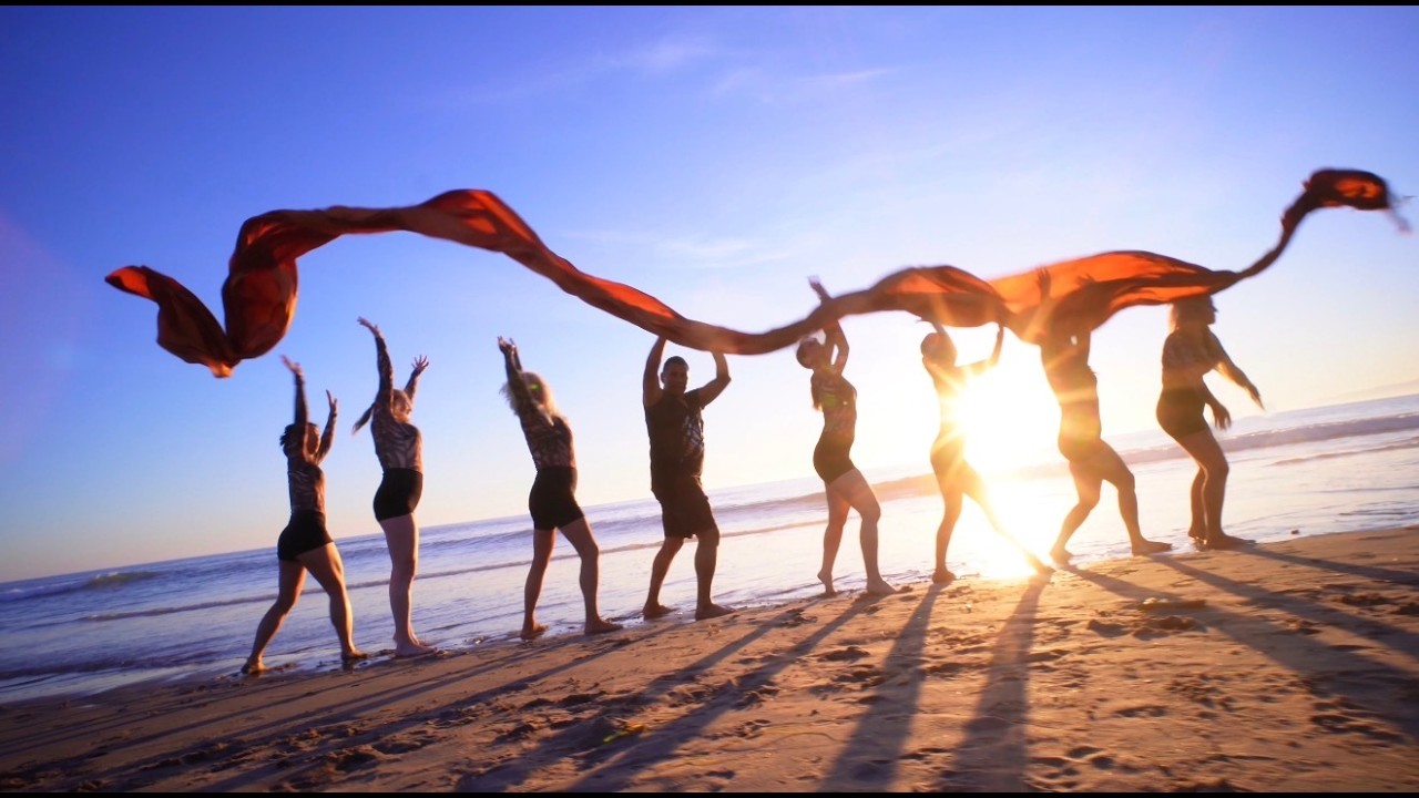 Dancer expressing emotion through movement at LA DanceFit in Los Angeles