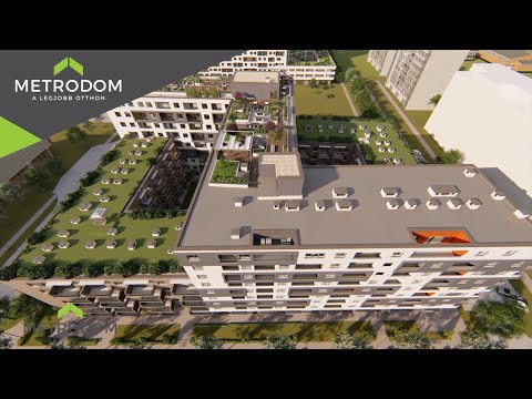City Home lakópark L M épületek - 3D bemutatófilm - Metrodom Lakóparkok