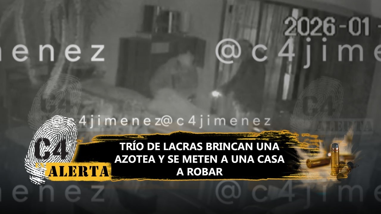 Así fue como un trío de ladrones robó más de 1 MILLÓN de pesos en domicilio de Chimalhuacán