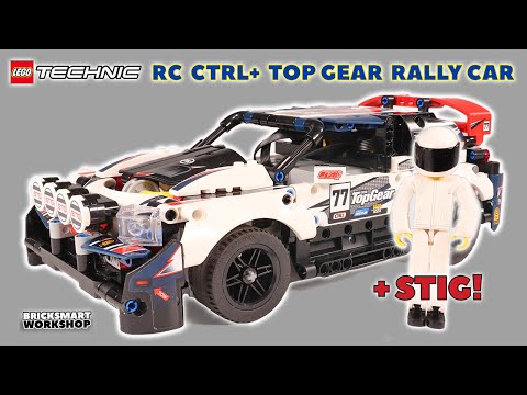 42109 LEGO Technic RC CTRL+ Top Gear Rally Car + Stig