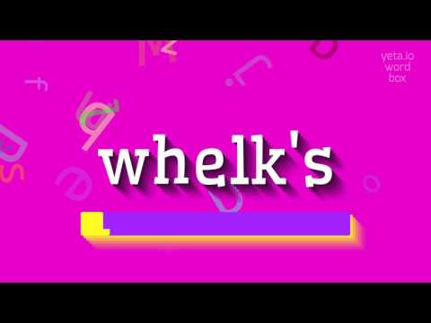 HOW TO PRONOUNCE WHELK'S? #whelk's