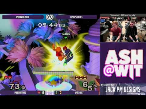 Pleasantries (Samus) vs WIT | ORLY (Falcon) - ASH@WIT #109 Melee Loser's Finals