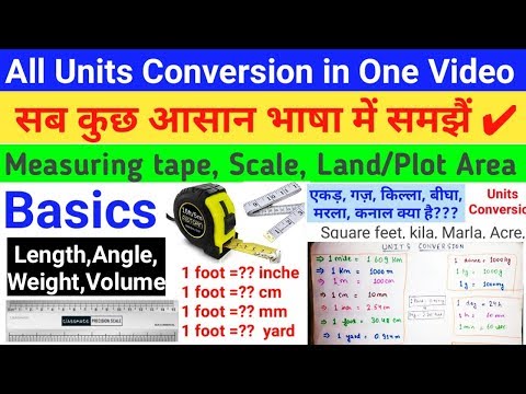 All units Conversion in single video | Marathon Class ~ Basics & Concepts in Hindi Video