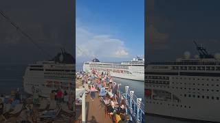 Msc Opera in partenza da Corfù - 23 Aprile 2025