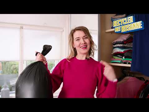 ROVA-vloggers Rosanne en Lysanne onderzoeken het recyclen van textiel