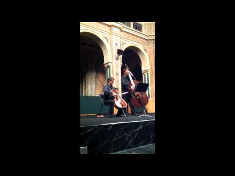 Bass Instinct - Ben Birtle & Matt Baker - Rossini Duetto 2nd & 3rd movements cello & bass duet