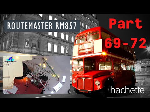 Hachette Routemaster RM857 Londonbus Part 69 - 72 - Floor section for the upper deck and electron...
