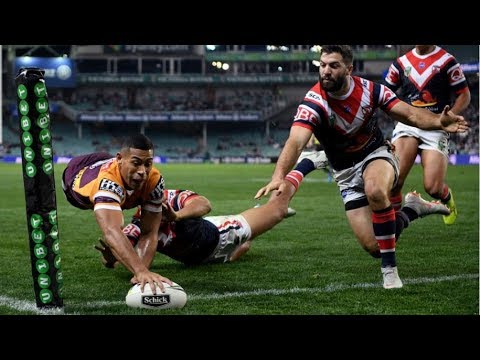 NRL Highlights: Sydney Roosters v Brisbane Broncos - Round 24