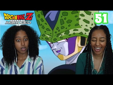 PERFECT CELL | DragonBall Z Abridged Episode 51 | Reaction **we never watched DBZ**
