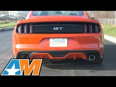 2015-2017 Mustang GT American Racing Headers Exhaust Sound Clip Pure Thunder Axle-Back Review