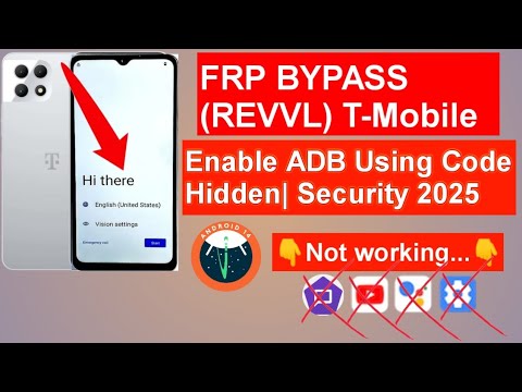 how to FRP (BYPASS) the Google lock on all T-Mobile (Revvl) Android 14 LATEST Patch Security!