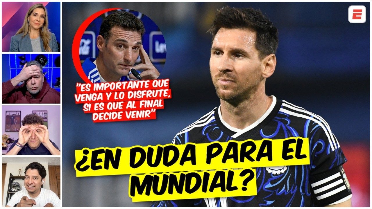 MESSI y SCALONI siguen sin confirmar que el CAMPEÓN del MUNDO juegue su SEXTO MUNDIAL | Exclusivos