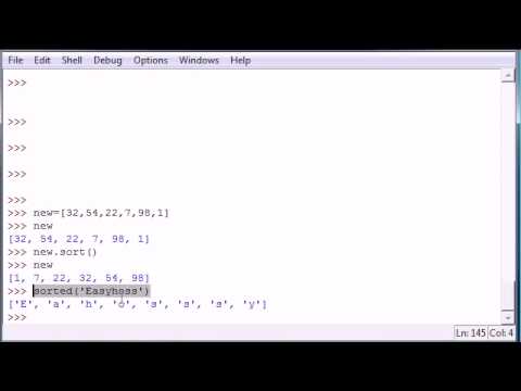 Python Programming Tutorial 16 Sort And Tuples Video X Flv