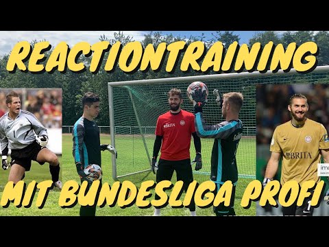 REAKTIONSTRAINING mit Bundesliga Pro und Jugendtalent / JustUsGoalkeepers