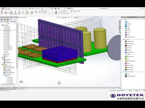FloTHERM XT 教學 電子散熱 氣冷強制對流設計