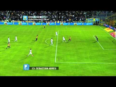 Gol de Abreu.Central 1 Quilmes 1.Fecha 1.Torneo Primera División 2014.FPT