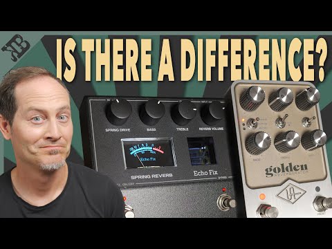 Blindfold Test: Digital VS Analog Spring Reverb | UAFX Golden VS Echo Fix Reverb | Gear Corner