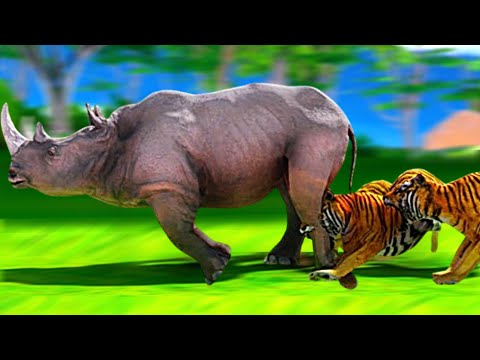 Tigers hunting prey - Animal Revolt Battle Simulator