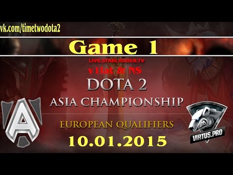 Alliance vs VP.Polar #1 (bo3) (Ru) | Dota2 Asian Championship 2015: Europe Qualifier