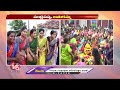 Chandravva Participates In Muddapappu Bathukamma Festival Celebrations | Nizamabad | V6 News - Video
