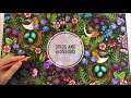STEP BY STEP COLORING: Birds and Blossoms | "Blomstermandala"