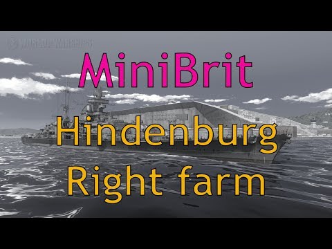 WoWs: Hindenburg - Ranked damage farming