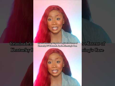 Criminal Attorney Explains Legislative Intent Behind DV Statute in Jordan Henning's Case #lawyer