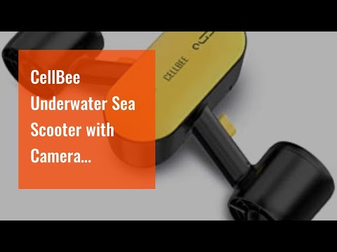 CellBee Underwater Sea Scooter with Camera Underwater Drone Dual Motors Max Depth 100FT 45min 4...