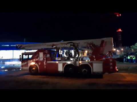 Pożar w Goleniowie za ikea