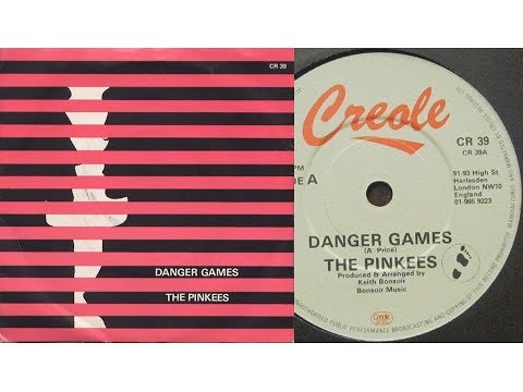 The Pinkees - Danger Games (On Screen Lyrics/Video)