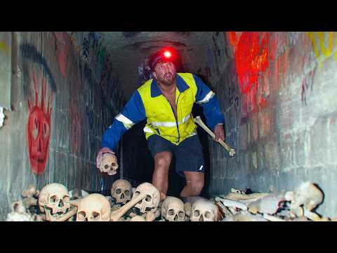 I Spent 24 Hours In The Paris Catacombs ALONE! 