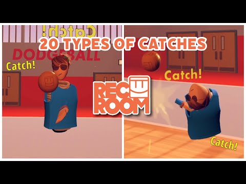 20 Types of Catches in Dodgeball | Rec Room