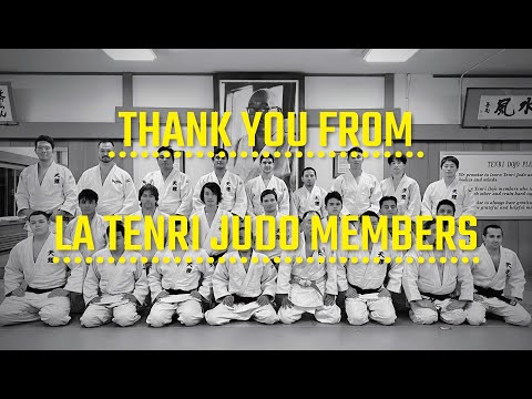 Thank You from LA Tenri Judo Members