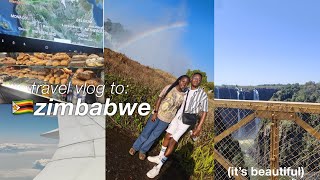 🇿🇼zimbabwe travel vlog: hwange, harare & victoria falls || flight, waterfall, aesthetic