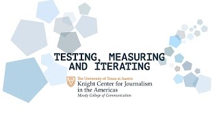 Download the video "Testing, measuring and iterating"