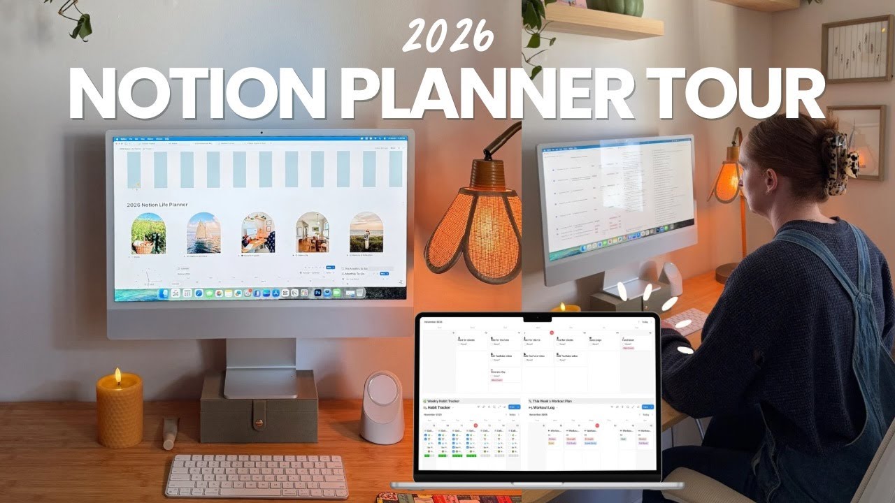 How to Organize Your Entire Life in Notion ✨ 2026 Life Planner Tour