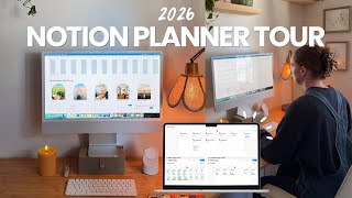 How to Organize Your Entire Life in Notion ✨ 2026 Life Planner Tour