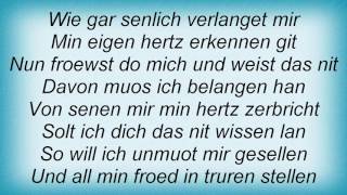 Helium Vola - Begirlich In Dem Hertzen Min Lyrics