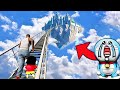 Franklin & Shin Chan Found a Secret Stairway to Heaven to Found God Doraemon in GTA 5