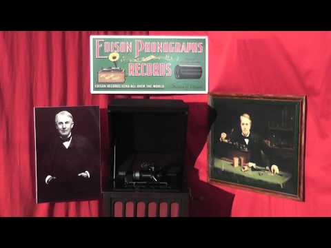 Edison blue amberol cylinder 4239 - Recollections of 1861 to 1865 by Edna White