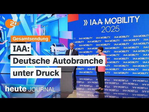 heute journal vom 09.09.2025 Zukunft der Autoindustrie, Israels Angriff, Äthiopiens Megaprojekt