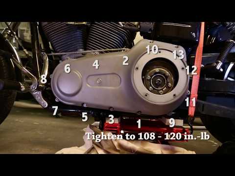 How to change primary cover gasket on Harley Davidson