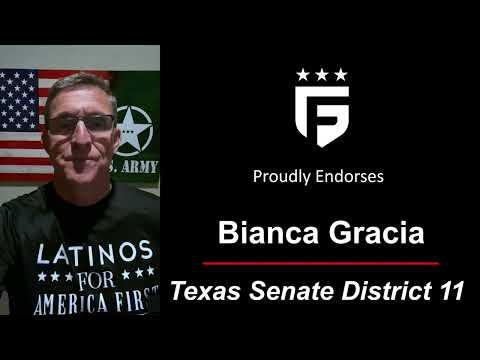 Bianca for Texas Endorsement by America's General