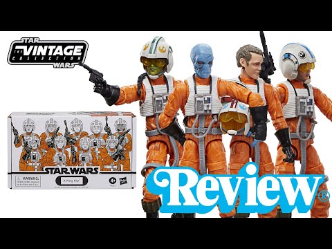 Star Wars The Vintage Collection X-Wing Pilot 4 Pack Review