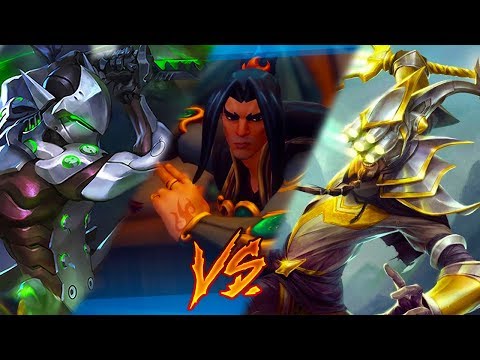 Master Yi vs Genji vs Zhin / RAP / GabyRG con Hat Black y Kballero
