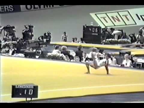 1st TO ROM Aurelia Dobre FX   1987 World Gymnastics Championships 10 00