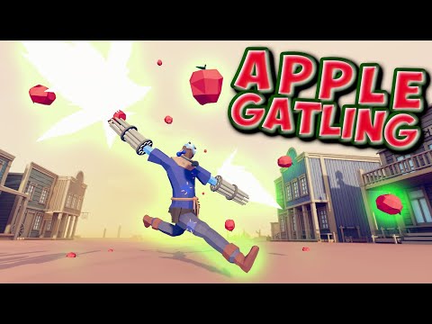 Apple Gatling vs Every Unit + Bonus #1 - TABS MODS Wild West Faction Update