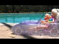 Water Car Elsa Anna Toddlers Pool Fun Barbie Dolls